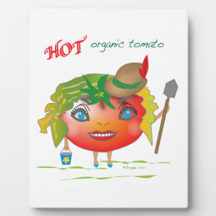 Plaque Photo Tomate biologique chaude
