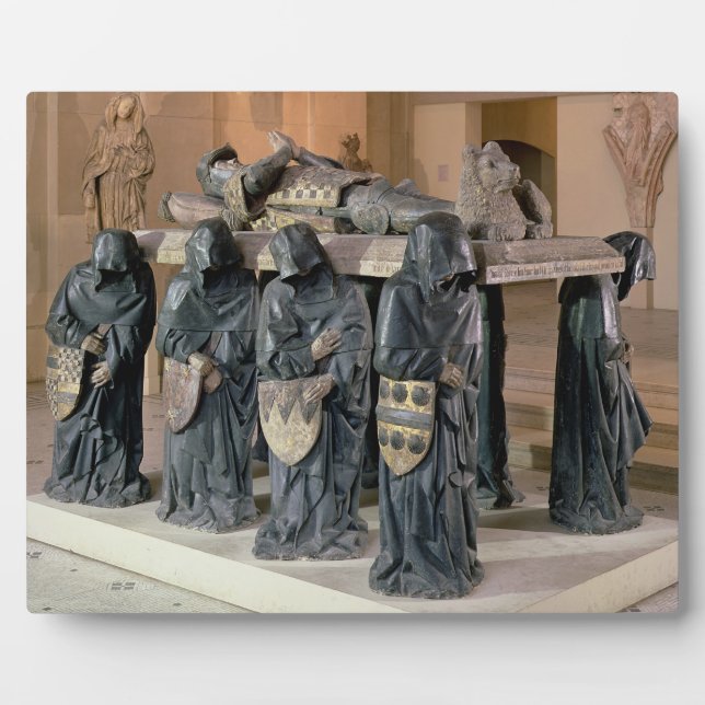 Plaque Photo Tombeau de Philippe Pot (1428-94) de l'abbaye de C (Devant)