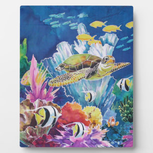 Plaque Photo Tortue verte