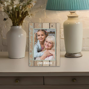 Plaque Photo Toujours Amour Cadre en Bois Vintage Shabby Chic
