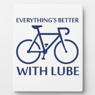 Plaque Photo Tout va mieux avec Lube