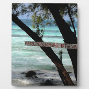 Plaque Photo Transats Rum Point Grand Cayman