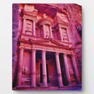 Plaque Photo Trésor de Petra
