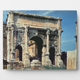Plaque Photo Triumphal Arch of Septimius Severus, dedicated