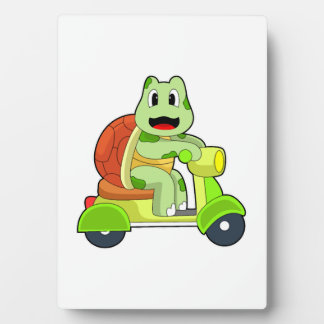 Plaque Photo Trottinette Tortue