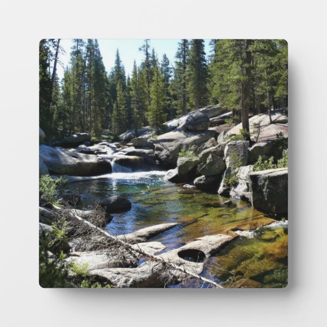Plaque Photo Tuolumne River à Tuolumne Meadows, Yosemite, CA (Devant)