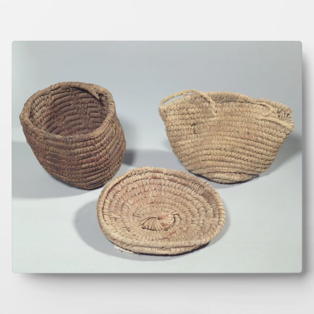 Plaque Photo Two baskets and a cover (Devant)