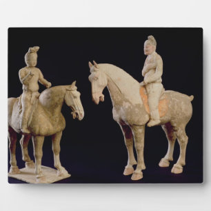 Plaque Photo Two Riders, Chinese, Tang dynasty (618-906)