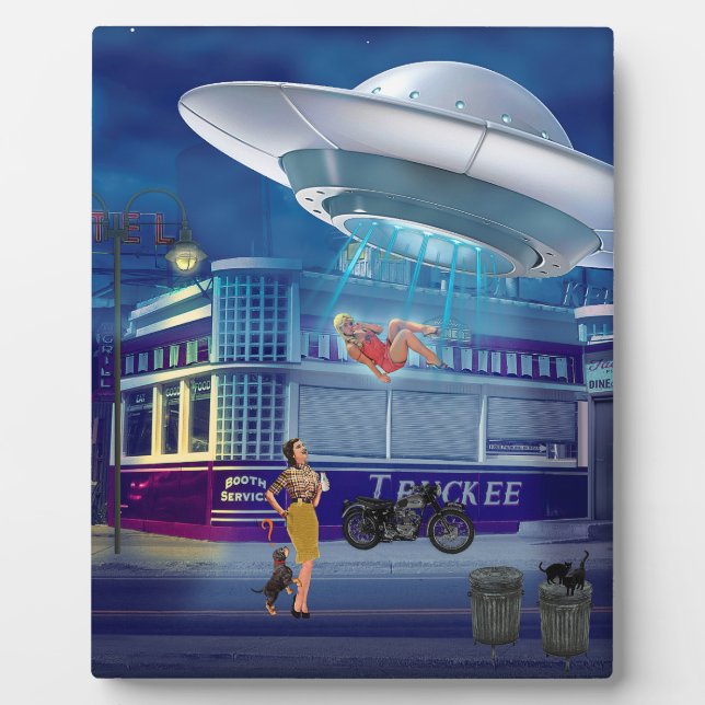 Plaque Photo Un nouvel agent de bord (Devant)