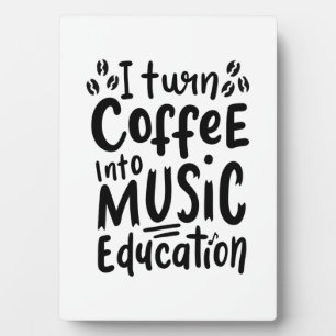 Plaque Photo Un Professeur De Musique Transforme Le Café En Édu
