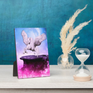 Plaque Photo Unicorne Imaginaire rose