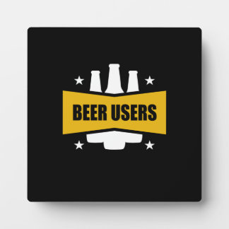 Plaque Photo Utilisateurs Fiers De La Bière