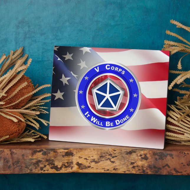 Plaque Photo V Corps "CE SERA FAIT" (Côté)