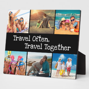 Plaque Photo Vacances Photo Collage Voyage Souvent, Ensemble