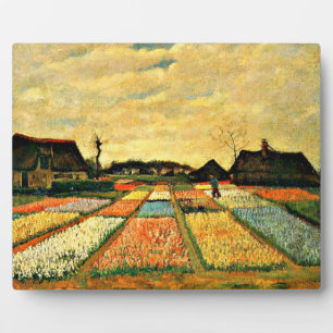 Plaque Photo Van Gogh - Lits à fleurs en Hollande