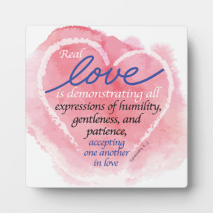Plaque Photo Véritable Amour