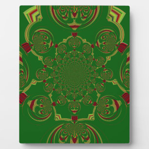 Plaque Photo Vert vintage