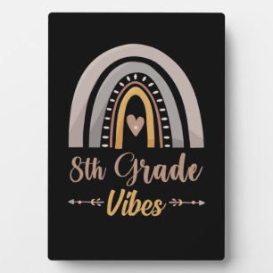 Plaque Photo Vibe de 8e année 8e année Retour à l'école