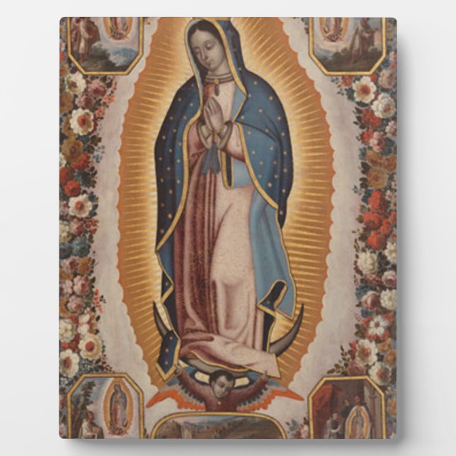 Plaque Photo Vierge Guadalupe (Devant)