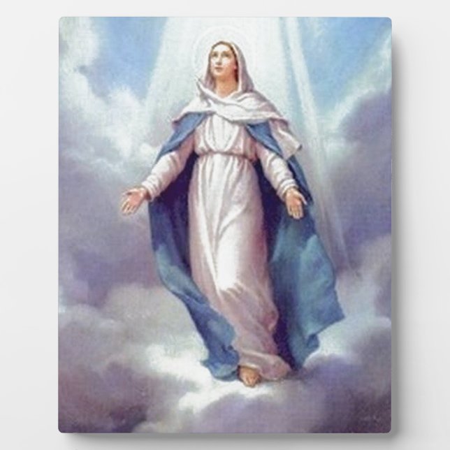 Plaque Photo Vierge Marie (Devant)