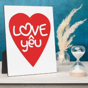 Plaque Photo Vietnamien Valentine ♥ Love Yêu ♥ Asian Wordplay