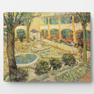Plaque Photo Vincent van Gogh The Asylum Garden at Arles