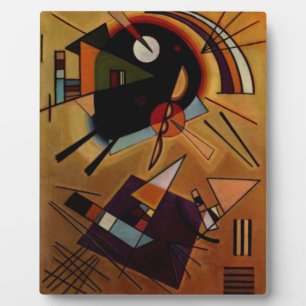 Plaque Photo Violet noir Kandinsky