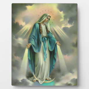 Plaque Photo Virgin Mary
