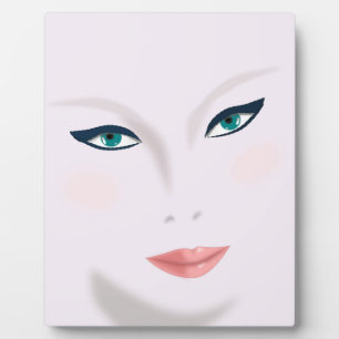 Plaque Photo visage beauté femme jeune peau