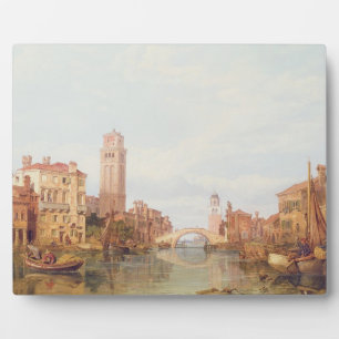 Plaque Photo Vue de Vérone, 1848 (huile sur toile)