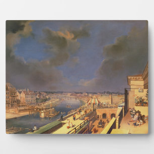 Plaque Photo Vue de Vienne, 1819 (huile sur toile)