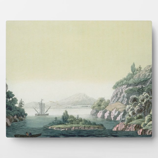 Plaque Photo Vue sur la rivière Potomac près du Mont Vernon (co (Devant)