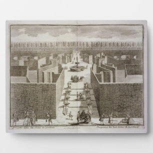Plaque Photo Vue sur les huit statues de Castellazzo dans le