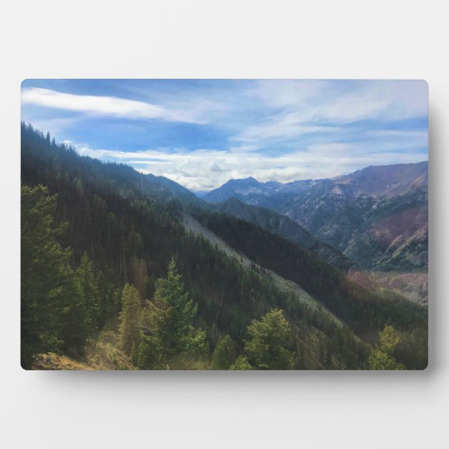Plaque Photo Wallowa mountains (Devant)