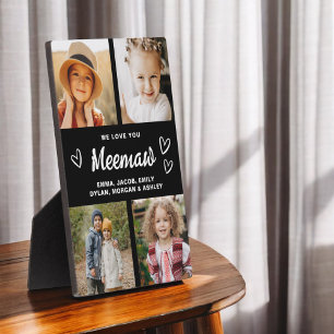 Plaque Photo We Love You Meemaw Family Modern Photo Collage