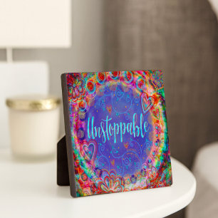 Plaque Photo Whimsical joyeux et amusant non stoppable