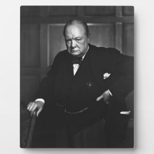 Plaque Photo Winston Churchill