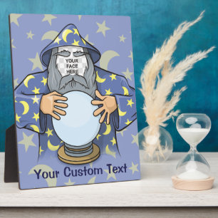 Plaque Photo Wizard with your face