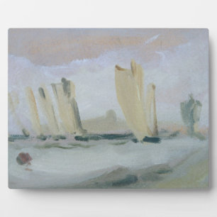 Plaque Photo Yacht Racing sur le Solent, précédemment attribué