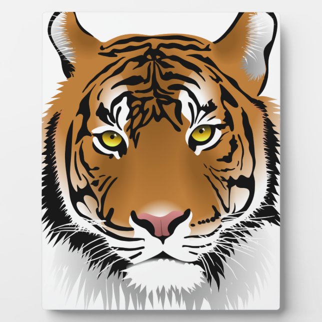 Plaque Photo Yeux de tigre (Devant)