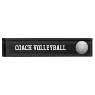 Plaque signalétique de coutume de volleyball