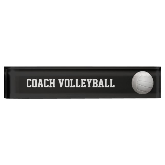 Plaque signalétique de coutume de volleyball (Devant)