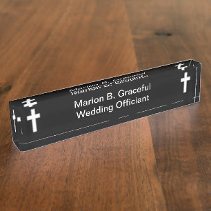 Plaque signalétique du bureau mariage