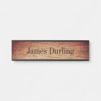 Plaque signalétique du mur de pendage du bureau du