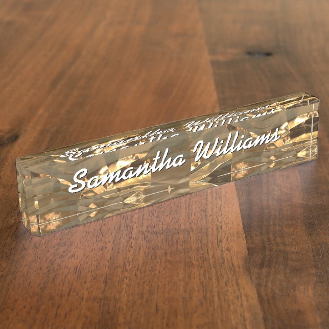 Plaque signalétique faite sur commande de bureau (Taille)