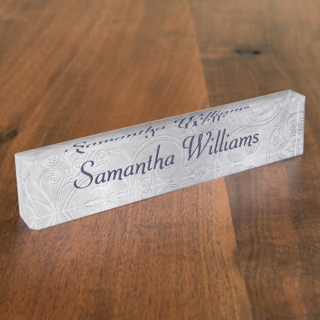 Plaque signalétique faite sur commande de bureau (Taille)