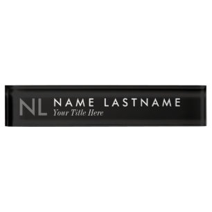Plaque signalétique minimaliste moderne de bureau