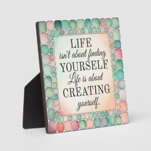 Plaque Tabletop Créer Vous-Même Inspirationnel
