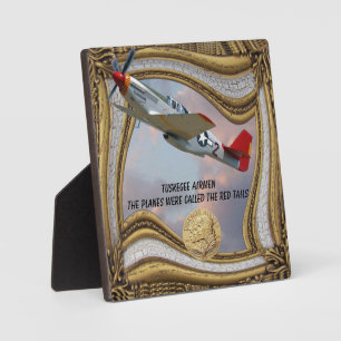 Plaque TAILS Tuskegee Airmen-RED