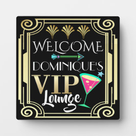 Plaque VIP